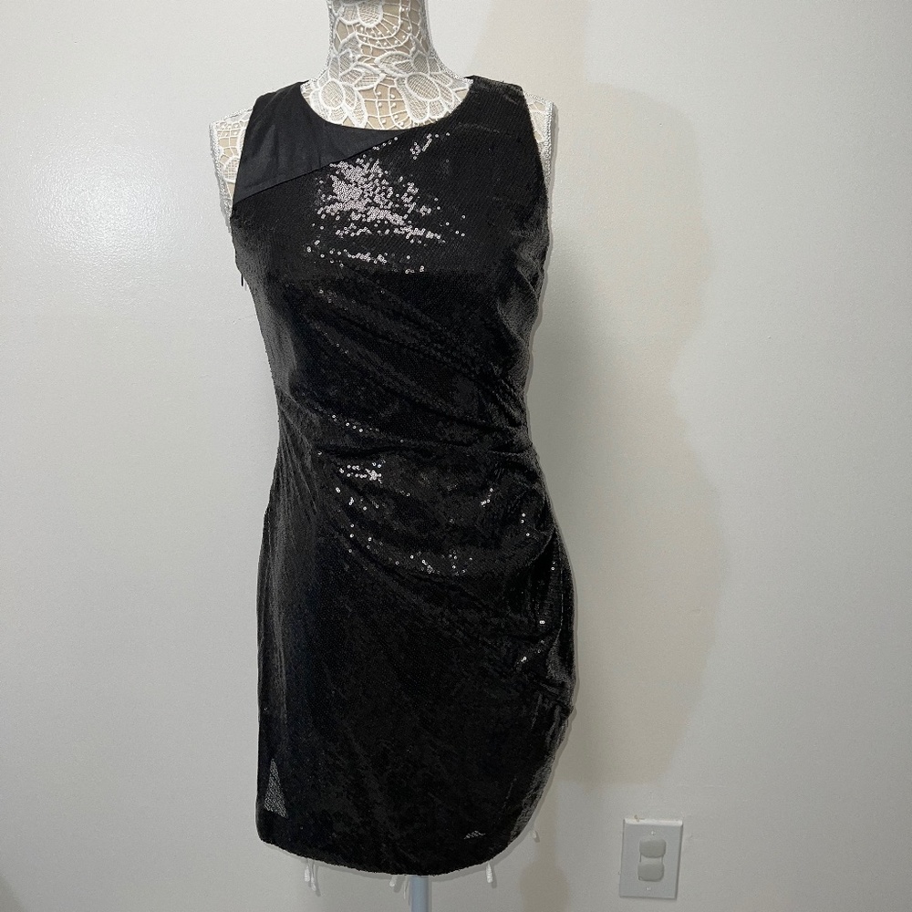 Black Sequin Dress - Size 6